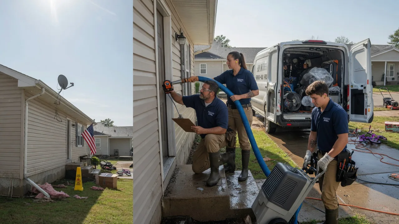 Ceiling Water Damage Restoration in Chauvin, LA near me